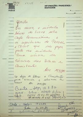 Módulo de Ação Comunitária, 1980