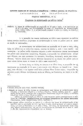 CODI-UNIPER_m0992p01 - Pesquisas Demográficas: Progressos da Alfabetização na América Latina, 1966