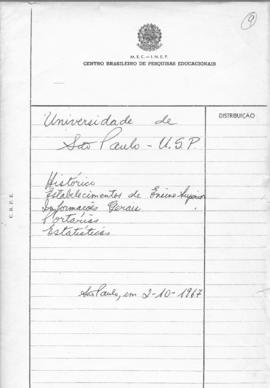 CODI-UNIPER_m0154p01 - Histórico da Universidade de São Paulo, 1964