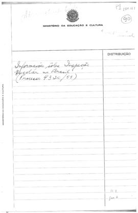 CODI-UNIPER_m0470p01 - Informações sobre Inspeção Escolar do Brasil, 1954