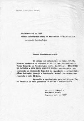CBPE_m270p02 - Correspondências Tratando da Apresentação de Funcionários para Serviços do INEP, 1966
