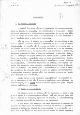CEOSE-CROSE_m013p01 - Relatório Geral da Educação e Administração da Secretaria de Educação do Paraná, 1967