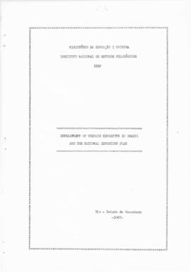 CBPE_m135p01 - Desenvolvimento da Educação Primária no Brasil e Plano Nacional de Educação, 1967