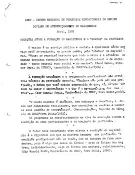CRPE-PE_m015p05 - Documentos referentes à Divisão de Aperfeiçoamento do Magistério, 1965 - 1966
