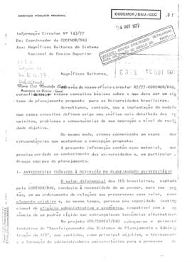 CODI-UNIPER_m0031p01 - Pesquisa Institucional de Planejamento para Universidades Brasileiras, 1977