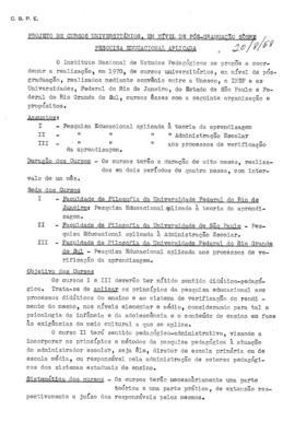 CBPE_m006p01 - Projetos de cursos universitários em nível de pós-graduação, 1968