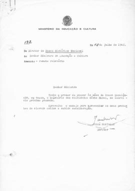CODI-UNIPER_m0081p01 - Relatório das Atividades do Museu Histórico Nacional, 1962