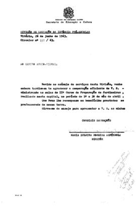 CAV-ES_m006p01 - Programa para Curso de Comunicação e Recursos Audiovisuais, 1963