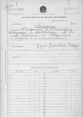 CODI-UNIPER_m0609p01 - Programas de Psicologia, Pedagogia e Metodologia da Escola Normal de Manaus, 1940