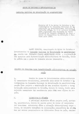 CODI-UNIPER_m1083p01 - Projeto e Relatórios da Campanha Nacional de Erradicação do Analfabetismo, 1958