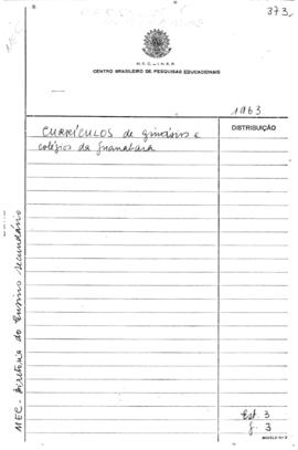 CODI-UNIPER_m0900p01 - Currículos de Ginásios e Colégios de Guanabara, 1963