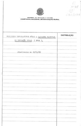 CODI-UNIPER_m0035p02 - Elementos Informativos sobre a Campanha Nacional de Educação Rural, 1962
