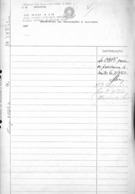 CBPE_m241p01 - Correspondências do CBPE, 1962