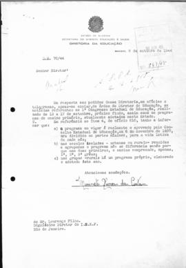CODI-UNIPER_m0370p02  - Correspondências sobre Programa de Ensino Primário Adotado nos Estados, 1944