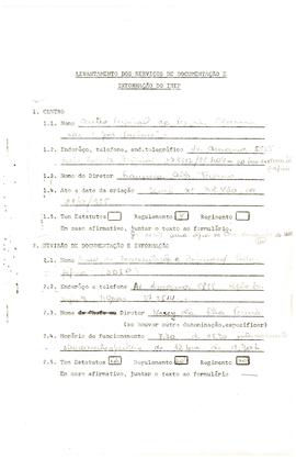 CRPE-MG_m007p01 - Levantamento dos Serviços de Documentação e Informação, 1969