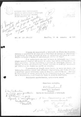 CODI-UNIPER_m1239p01 - Correspondências Diversas, 1974