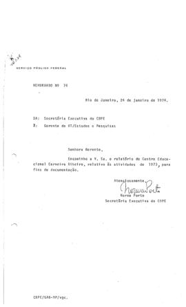 CRPE-BA_m007p01 - Documentos referentes ao Centro Educacional Carneiro Ribeiro, 1973 - 1974