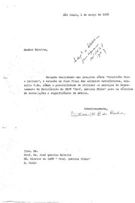 CRPE-SP_m0111p01 - Correspondência solicitando utilização dos Serviços Estatísticos do CRPE, 1968
