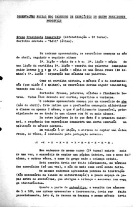 CODI-UNIPER_m0889p12 - Observações Feitas nos Cadernos de Exercícios do Grupo Escolar Presidente Roosevelt, 1958