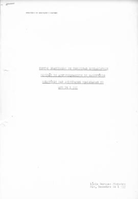 CBPE_m153p01 - Relatórios de Atividades da DAM, 1956 - 1962