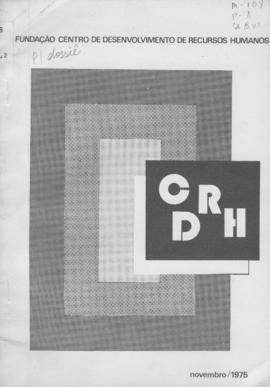 CODI_m108p01 - Relatório de Atividades da Fundação Centro de Desenvolvimento de Recursos Humanos, 1975