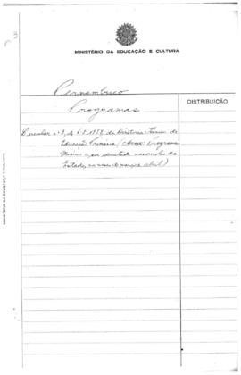 CODI-UNIPER_m0297p01 - Programas para as Unidades Escolares de Pernambuco, 1954 - 1969