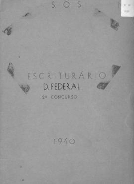 CODI-SOEP_m018p01 - Segundo Concurso para Escriturário dos Candidatos do Distrito Federal, 1940