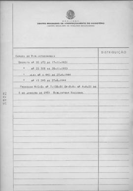 CODI-UNIPER_m0313p01 - Legislações dos Cursos de Biblioteconomia, 1931 - 1951