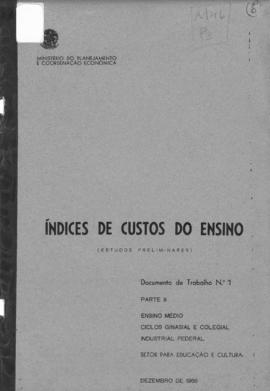 CODI-UNIPER_m0046p03 - Índices de Custo do Ensino, 1966