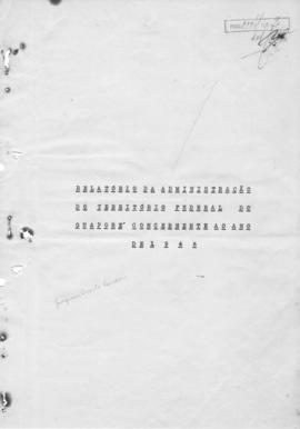 CODI_m039p01 - Relatório da Administração do Território Federal do Guaporé Referente a 1946, 1947