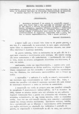 CODI-UNIPER_m0201p03 - Palestras e Correspondências sobre Segurança Nacional e Ensino, 1949 - 1951