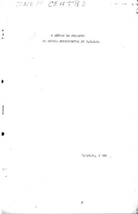 CODI-UNIPER_m0614p01 - O Método de Projetos na Escola Experimental do INEP, 1956
