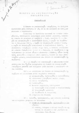 CODI-UNIPER_m0248p01 - Histórico e Estrutura do Centro de Documentação Pedagógica, 1955